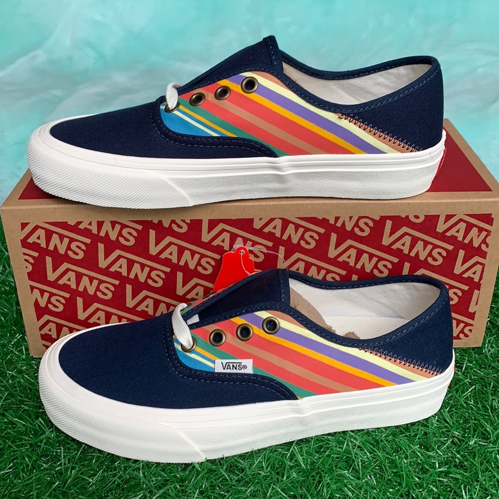 VANS AUTHENTIC SF RETRO STRIPES DRESS BLUES WMNS